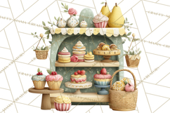 Spring Market Stall PNG Clipart for Invitations, Flower Show Product Image 3