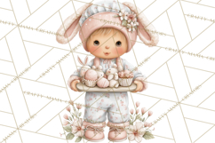 Easter Baking Clipart, Cute Easter Bakers, Pastel Cookies Product Image 4