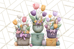 Spring Market Stall PNG Clipart for Invitations, Flower Show Product Image 3