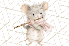 Adorable Tiny Mouse Clipart, Watercolor Mice PNG Product Image 5