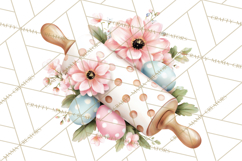 Easter Baking Clipart, Cute Easter Bakers, Pastel Cookies Product Image 5