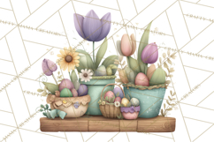 Spring Market Stall PNG Clipart for Invitations, Flower Show Product Image 3