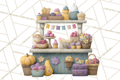 Spring Market Stall PNG Clipart for Invitations, Flower Show Product Image 5