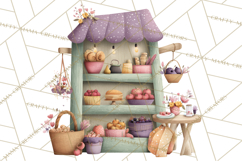 Spring Market Stall PNG Clipart for Invitations, Flower Show Product Image 3