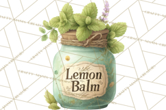 Vintage Herbal Apothecary Clipart, Spring Botanical Png Product Image 3