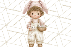 Easter Baking Clipart, Cute Easter Bakers, Pastel Cookies Product Image 3