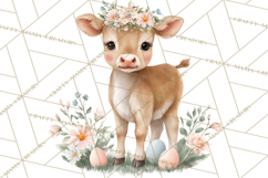 Adorable Baby Animals Easter Clipart PNG, Pastel Chicks Png Product Image 3
