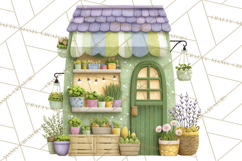 Spring Market Stall PNG Clipart for Invitations, Flower Show Product Image 3