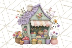 Spring Market Stall PNG Clipart for Invitations, Flower Show Product Image 5