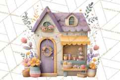 Spring Market Stall PNG Clipart for Invitations, Flower Show Product Image 5