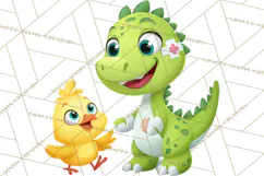 Dinosaur Veterinarian Clipart Cute Pet Care PNG Product Image 5