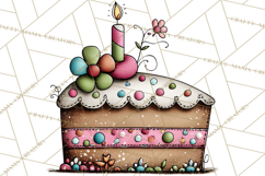 Adorable Birthday Robot Clipart, Playful Toy Robot Clip Art Product Image 2