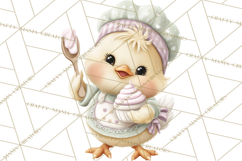 Easter Bakery Critters, Cute Mini World Animals, Pastel Png Product Image 2