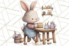 Cottagecore Animals PNG, Woodland Critters Clipart Product Image 3