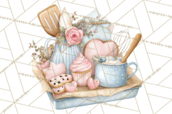 Easter Baking Clipart, Cute Easter Bakers, Pastel Cookies Product Image 3