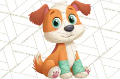 Dinosaur Veterinarian Clipart Cute Pet Care PNG Product Image 4
