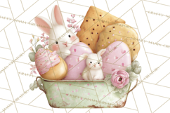 Easter Baking Clipart, Cute Easter Bakers, Pastel Cookies Product Image 4