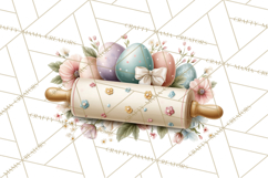 Easter Baking Clipart, Cute Easter Bakers, Pastel Cookies Product Image 2