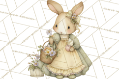 Vintage Spring Animals Clipart, Tea Party Picnic Png Product Image 2