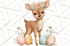 Adorable Baby Animals Easter Clipart PNG, Pastel Chicks Png Product Image 2