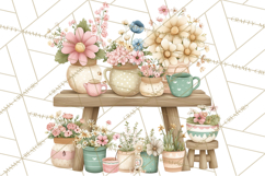 Cute Garden Animals Clipart for Spring and Summer Crafts Product Image 3