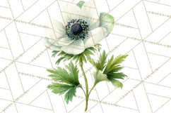 Spring Flower Clipart, Floral Clip Art PNG, Watercolor Product Image 3
