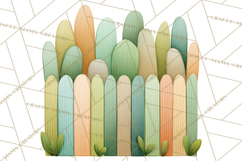 Cozy Woodland Animals Clipart, Baby Forest Creatures PNG Product Image 2