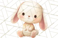 Watercolor Baby Animals, Cute Kawaii Forest Zoo Farm Ocean Product Image 4