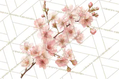 Spring Flower Clipart, Floral Clip Art PNG, Watercolor Product Image 4