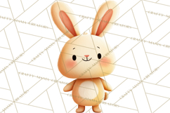 Cozy Woodland Animals Clipart, Baby Forest Creatures PNG Product Image 5