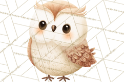 Cozy Woodland Animals Clipart, Baby Forest Creatures PNG Product Image 2