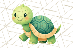 Cozy Woodland Animals Clipart, Baby Forest Creatures PNG Product Image 2