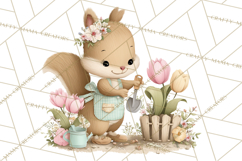 Cute Garden Animals Clipart for Spring and Summer Crafts Product Image 2