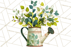 Spring Garden Tools and Floral Gardening Clipart PNG Product Image 4