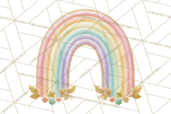 Rainbow Clipart, Pastel Rainbow Clip Art PNG, Spring Color Product Image 4