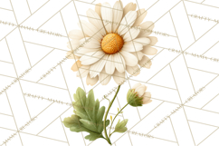Spring Flower Clipart, Floral Clip Art PNG, Watercolor Product Image 4