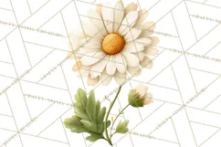 Spring Flower Clipart, Floral Clip Art PNG, Watercolor Product Image 4
