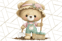 Cute Garden Animals Clipart for Spring and Summer Crafts Product Image 5
