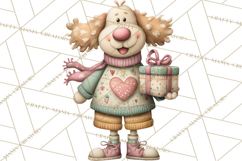 Valentine Dog Clipart PNG, Cute Valentine Dogs, Kids Product Image 3