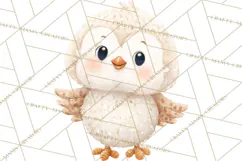 Watercolor Baby Animals, Cute Kawaii Forest Zoo Farm Ocean Product Image 3