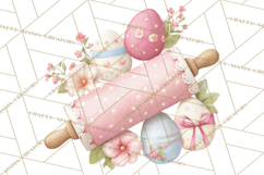 Easter Baking Clipart, Cute Easter Bakers, Pastel Cookies Product Image 3