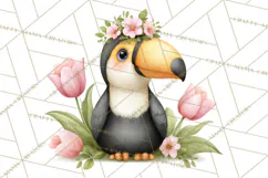 Adorable Baby Animals Easter Clipart PNG, Pastel Chicks Png Product Image 3