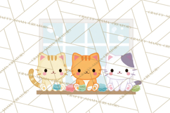 Kawaii Cat Clipart, Cute Kitten PNG, Fun Cat Illustrations Product Image 3