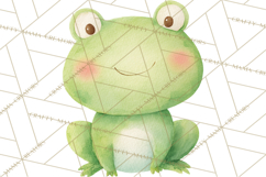 Watercolor Baby Animals, Cute Kawaii Forest Zoo Farm Ocean Product Image 2