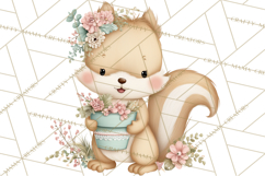 Cute Garden Animals Clipart for Spring and Summer Crafts Product Image 4