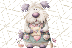 Valentine Dog Clipart PNG, Cute Valentine Dogs, Kids Product Image 4