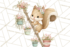 Cute Garden Animals Clipart for Spring and Summer Crafts Product Image 5