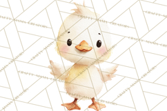 Watercolor Baby Animals, Cute Kawaii Forest Zoo Farm Ocean Product Image 2