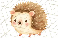 Watercolor Baby Animals, Cute Kawaii Forest Zoo Farm Ocean Product Image 3