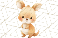 Watercolor Baby Animals, Cute Kawaii Forest Zoo Farm Ocean Product Image 5